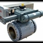 Compact Electro-hydraulic actuator on valve 1