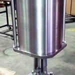 Stainless steel spring return actuator on Gate Valve