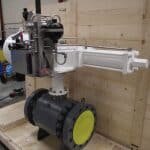 8″ ball valve with self-contained controls