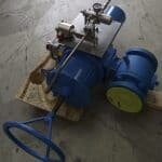 Actuated ball valve with jack screw override