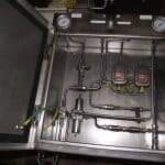 Dual solenoid pneumatic control panel
