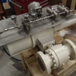Ball valve with Ledeen actuator and controls with pressure switch