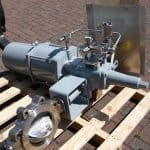 Butterfly valve with actuator and sun shade