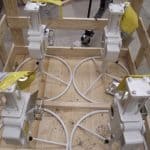 Double acting hydraulic actuators with jack-screw