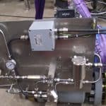 Hydraulic control panel with partial stroke on hydraulic spring return actuator