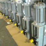 Linear double acting hydraulic actuators