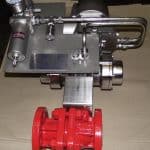 Lined valve with SS smart positioner