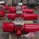 Project quantity of actuators with panels and air recirculation systems