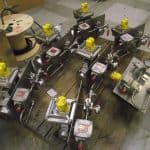 Stainless rack and pinion actuators with controls